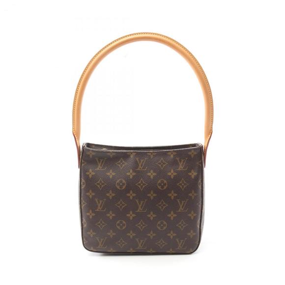 LOUIS VUITTON Brown Monogram Leather Shoulder Bag - Picture 1 of 11